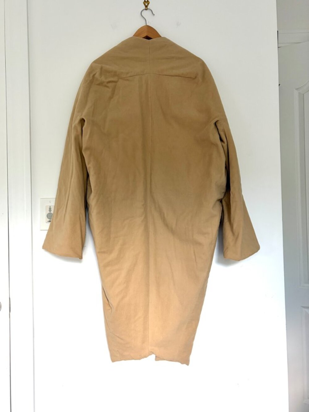Vintage 90s Angelo Figus Padded Cotton Coat Womens 38 - Picture 4 of 16